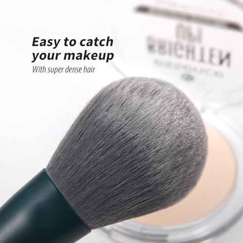 DUcare 17Pcs Professional Makeup Brush Set Complete Kit with Brush Cleaning Mat and Makeup Sponge, Ideal for Foundation, Eyeshadow, Liquid Cream, Gift Box Set