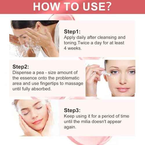 Milia Remover Serum for Eye & Face, Milia Acne Serum for Clear Skin
