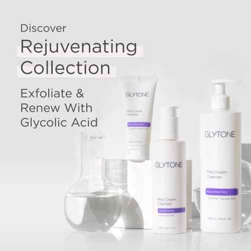 Glytone Mild Gel Cleanser - Exfoliating Face Wash for Normal to Combination Skin - With 4.7% Pure Glycolic Acid - Vegan & Fragrance-Free - 6.7 fl. oz.