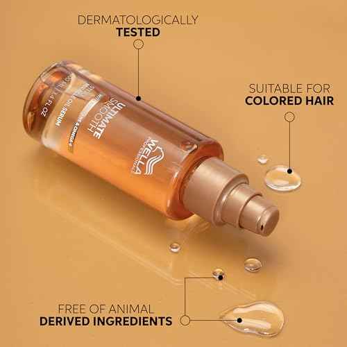 Wella Professionals ULTIMATE SMOOTH Shampoo for Dry, Dull & Frizzy Hair | With Squalane & Omega 9 | 8.4 Fl Oz