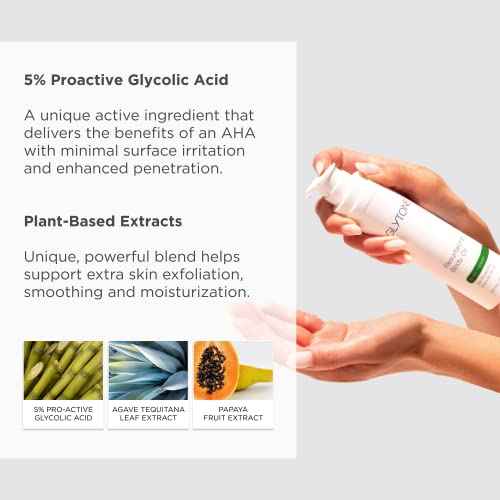 Glytone Resurfacing Body Oil? Nourishing & moisturizing anti aging Body Oil for dry Skin & Keratosis Pilaris ?5% Proactive Glycolic Acid After Shower oil for Body?Unscented, Non Toxic 4 Fl oz