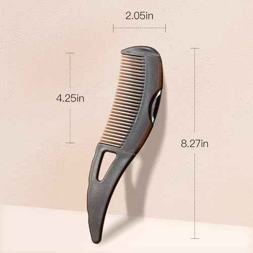 2PCS Dandruff Comb, Scalp Sweep Detoxing Energy Comb, Plastic Hollow Tooth Button Hairbrush for Scalp Cleaning Exfoliator Massage and Oil Buildup Removal for Women Men Kids