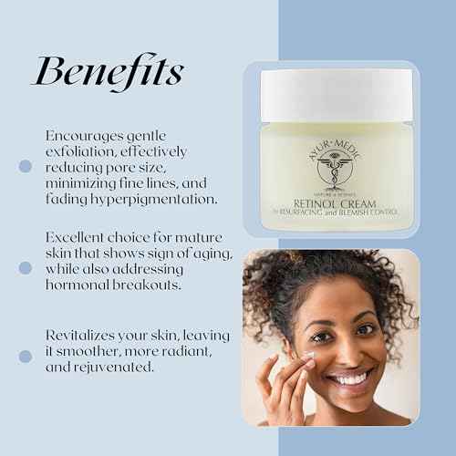 Ayur-Medic Retinol Cream for Wrinkle and Blemish Control
