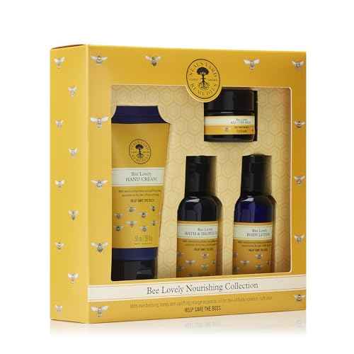 Neal's Yard Bee Lovely Nourishing Collection, Nourishing & Bee-Friendly, Vegetarian Approved, Cruelty Free, 4 Pieces