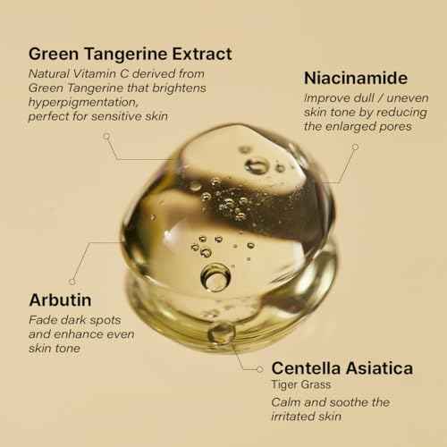GOODAL Green Tangerine Vitamin C Serum, Korean Skin Care - Advanced Version 1.02 fl oz