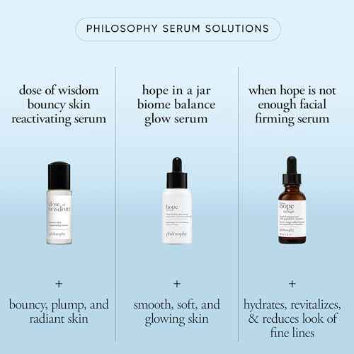 philosophy hope in a jar biome-balance glow facial serum - with enhanced hyaluronic acid, prebiotic & AA2G - helps restore natural balance & provides instant, supercharged hydration - 1 fl oz
