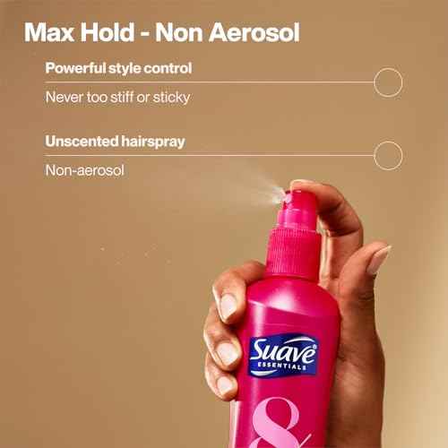 Suave+ Hairspray, Unscented, Max Hold Bundle ? Non-Aerosol Hairspray + Aerosol Hairspray, 11 Oz Ea (2 Piece Set)