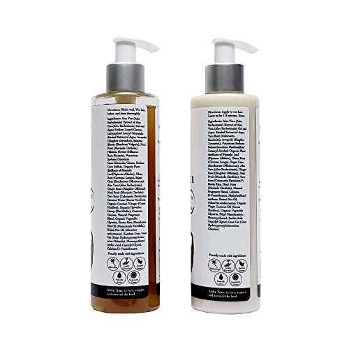 Ola Tropical Apothecary Coconut Organic Shampoo and Conditioner Hair Pair Combo - 8 fl oz each