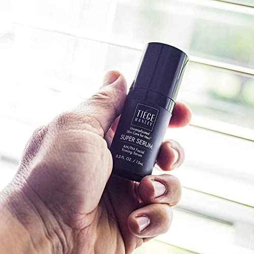 Tiege Hanley Anti Aging Bundle for Men, Eye Cream and Face Serum With Peptides, Hyaluronic Acid, and Vitamin B3 to Help Reduce the Look of Wrinkles and Dark Circles, Men¡¯s Skin Care, 2 Piece Set