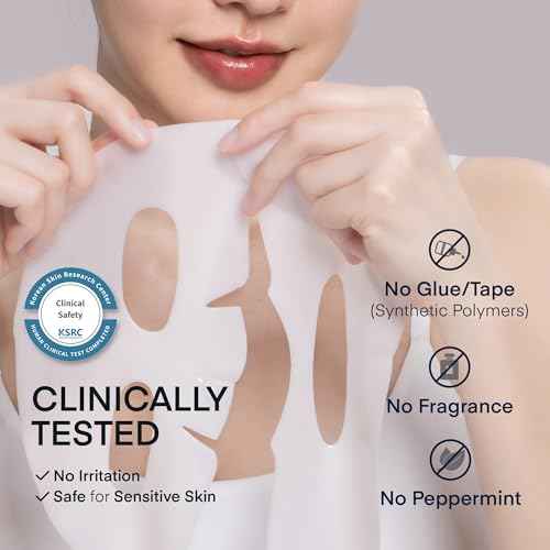 TEREZ & HONOR Korean Real Deep Bio Collagen Face Mask - 16 ea x 33g 100 Dalton Ultra Low Marine Collagen Overnight Hydrogel Masks for Glass Glow Skin, Hydration, Pore, Elasticity, Firming, Unscented