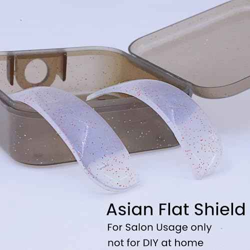 Asian Flat Shields 1mm Thin Lash Lift Pad For NO.1 Perm Soften Eyelashes 100% Korean Glueless Pads Glueless Lash Lifting Shield For Salon Usage Flatter Rods For Perming Lashes Thoroughly (Hot Pink)