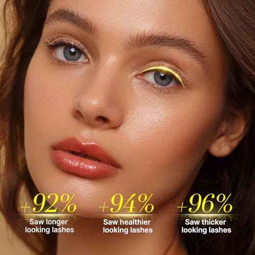 Eyelash Growth Serum with Advanced Formula: Rapid Eye Lash Enhancing Serum for Eyelash and Eyebrow Growth in 3-4 Weeks - Boost Longer Thicker and Fuller Lashes (3ML)