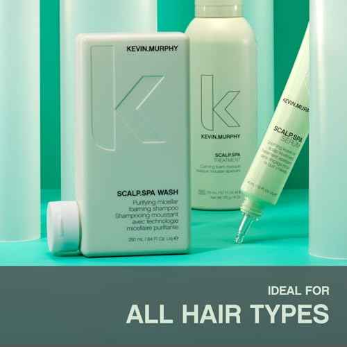 KEVIN.MURPHY SCALP.SPA WASH - Clarifying Scalp Shampoo - For All Hair Types - Soothes Dry Scalp - Colour Safe - Sulphate & Paraben Free Shampoo - 250 mL / 8.4 fl oz