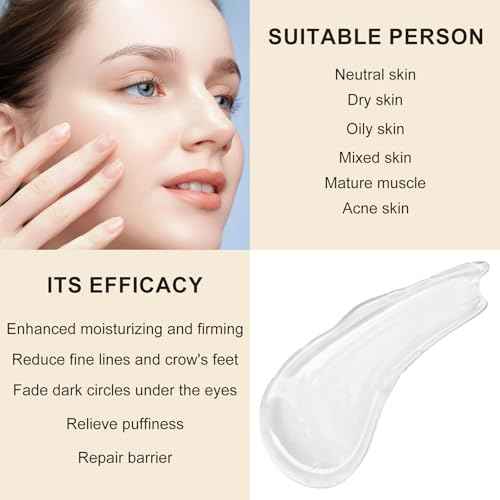 Instant Eye Tightener - Quickly Reduces Dark Circles, Eye Bags, Puffiness and wrinkles, Locks in Moisture