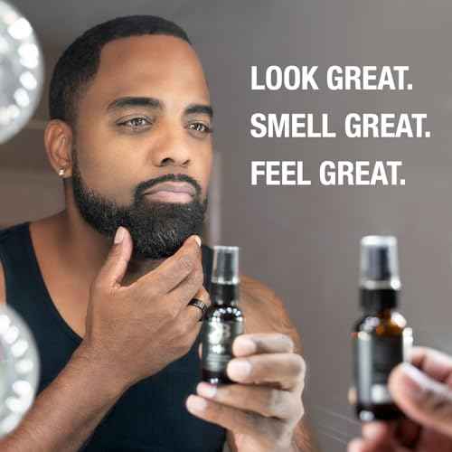 Bedroom Kandi for Men by Kandi Burruss Pragmatism Beard Oil | Natural Mens Beard Oil with Argan Oil and Hemp Seed Oil - Beard Softener, Conditioner & Moisturizes Skin | 1 Fl Oz