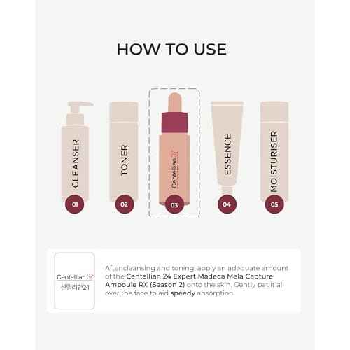 Centellian 24 Expert Ampoule (Season 2, 0.2fl oz x 4 pcs) - Korean Serum for Face. Soothing, Even Tone, Dry Sensitive Skin. TECA, Centella Asiatica, Gotu Kola