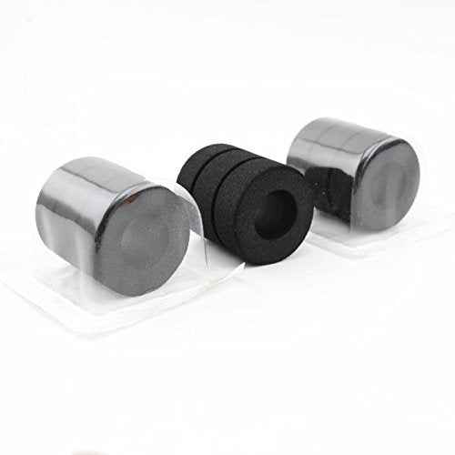 BISIBITA2 Tattoo Triple Foam Grip Cover, Compatible with Any 1-inch Tube, 1.85 Inch, 20 pcs Black