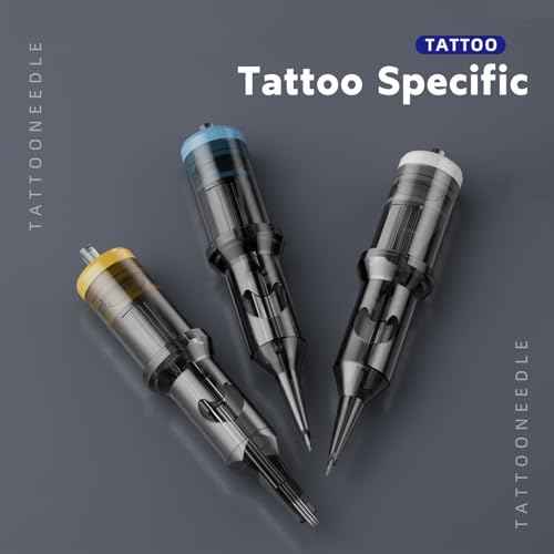 Tattoo Gun Kit for Beginners Complete Set, Rotary Wireless Tattoo Pen Kit, Complete Tattoo Supplies Set for Beginners, with 1300 mAH Power Supply, 10Pcs Catridges Needles (Battery-I-45Pcs)