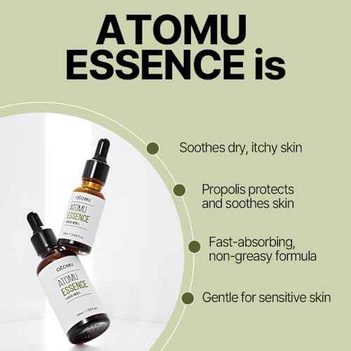 ATOMU Essence (Original) Face Serum for dry, damaged skin made with naturally fermented ingredients such as Pinus densiflora leaf extracts, 1.69 fl.oz