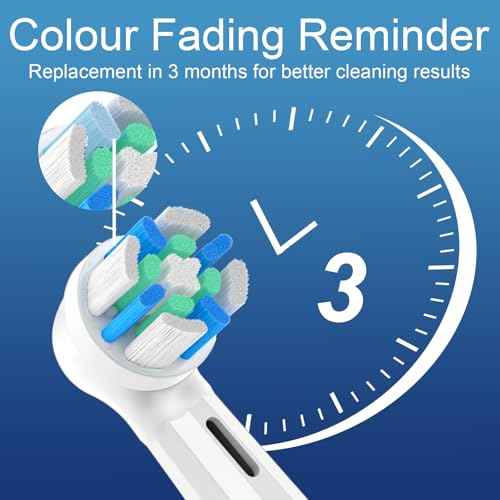 12 Pack Replacement Heads with Medium Soft Bristles Compatible with Oral b IO 2/3/4/5/6/7/8/9/10 Series Electric Toothbrush, IO Brush Heads Compatible with Oral b (Black/White)