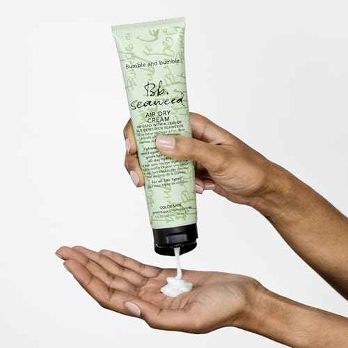 Bumble and bumble. Seaweed Nourishing Air Dry Hair Styling Cream| Leave-In Conditioner | Hydrating, Anti Frizz, Soft Hold, Color Safe | Curly, Wavy, Straight