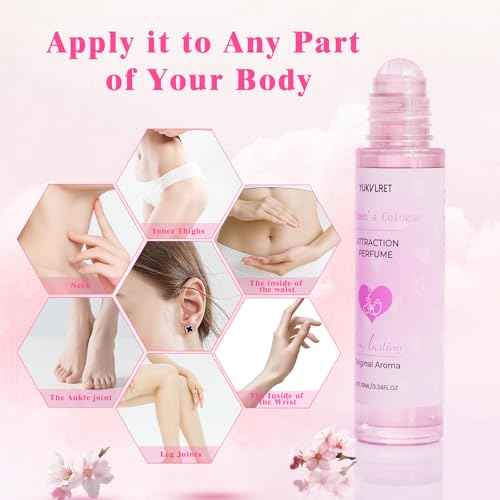 Pheromones Perfumes for Women, Long Lasting Women's Cologne, Pheromone Perfumes Attract Men, Enhanced Scents Women's Perfume, Roller Ball Design, Portable and Fruity