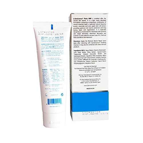 Phyto-Active Moisture Barrier Repair MBR Lotion with Plant Stem Cells, Ceramides, Essential Fatty Acids, Natural Bioactive Keratin, Antiaging, Antioxidant, Rejuvenation and Hydration 4oz