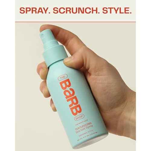 Barb Sea Salt Spray for Hair - Texturizing Beach Wave Spray for Thin and Thick Hair - Soft Matte Finish, Light Hold - Original Scent - 4 oz