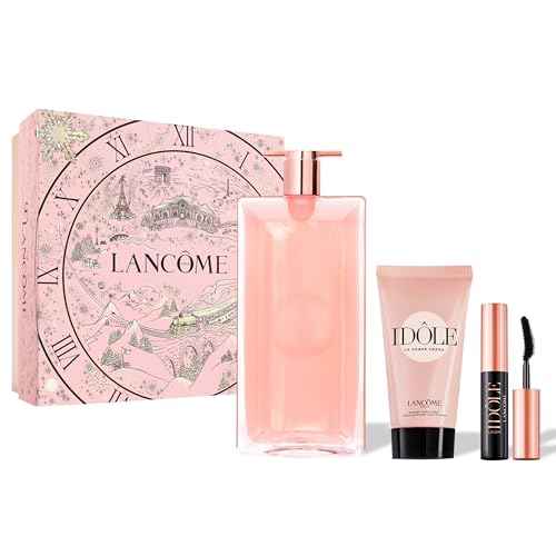 Lanc?me Id?le Holiday Gift Set - Full-Size Id?le Eau De Parfum Spray 1.7 fl. Oz, Id?le Power Creme Body Lotion 1.6 fl. Oz, Mini Lash Idole Mascara 0.08 fl. Oz.- Limited Edition Gift Set for Women