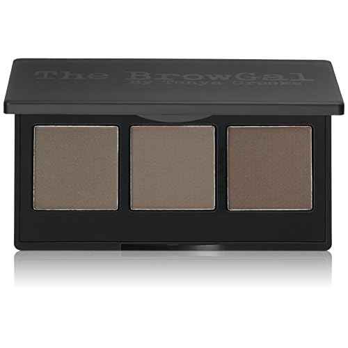 The BrowGal ? 2 in 1, Convertible Brow-03 Full Definition ? Natural Makeup Powder, Professional Facial Beauty Cosmetic Makeup, Highlighters for Glowing Look and use as Women Gifts - "2.1In, Light Hair