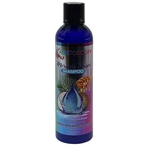 Kaleidoscope - Miracle Drops Shampoo, Conditioner, Original Miracle Drops & Kaleidogrow Vitamins? Hair Care Styling Bundle 4 Pcs Set