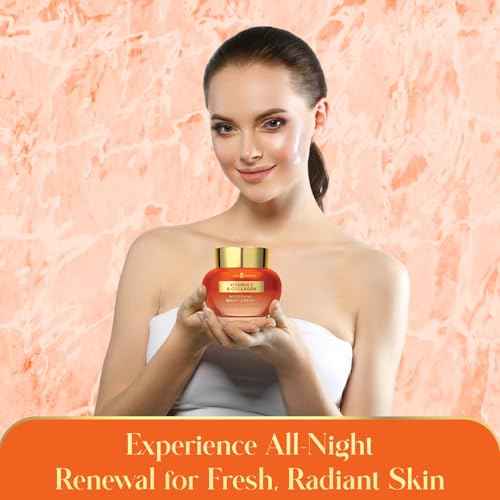 Vitamin C & Collagen Face Moisturizer - Anti-Aging, Skin Tightening, Reduces Wrinkles - Dermatologist Tested, Cruelty-Free Korean Skin Care for All Skin Types - 1.69 Fl. Oz