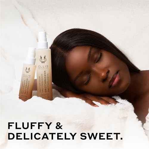 Ellis Brooklyn MARSHMALLOWS Hair And Body Fragrance Mist - Gourmand Perfume Mist with Marshmallow, Caramel Accord, & Milky Musks, Vegan Perfume Made In The USA, 50ml 1.7 Fl Oz