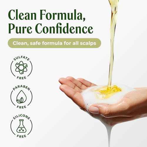 Rosemary Shampoo for Hair Growth & Strength | Sulfate-Free, Paraben-Free, Silicone-Free | Infused with Red Onion Extract, Biotin & Rosemary | Reduces Hair Loss & Supports Scalp Health