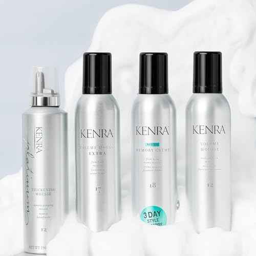 Professional Volume Mousse 12 | Firm Hold Mousse | Alcohol Free | Non-drying, Non-flaking Lightweight Formula | Tames Frizz & Conditions | Thermal Protection up to 45F | All Hair Types