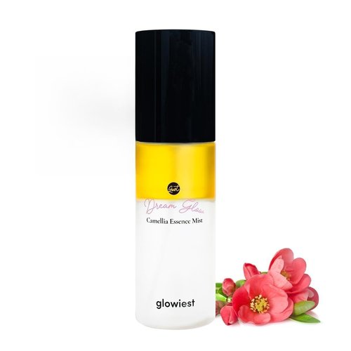 glowiest Dream Glow Camellia Essence Mist- Glass Skin Hydration & Soothing. Glow-Booster ; All In One Multi Mist+Toner+Serum l 75% Camellia Flower Water (2.70 fl. oz (80 ml))