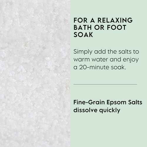 Epsom Bath Salt, Magnesium Sulfate USP, Unscented, Fine Grain, 50 Pound Bag (Packaging May Vary)