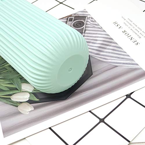 Honbay Portable Plastic Toothbrush Toothpaste Cup Case Box Holder Container for Travel (Green)