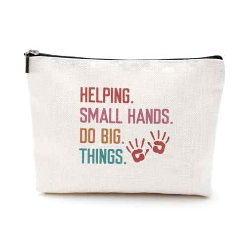 Occupational Therapist Gifts Makeup Bag Positive Occupational Therapy Appreciation Gifts Cosmetic Bag for Women Coworker Friend Nurse Practitioner Assistant Physical Therapy Girls Birthday Christmas