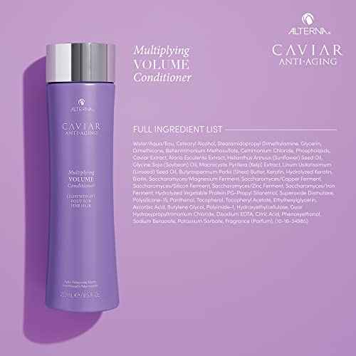 Alterna Haircare CAVIAR Anti-Aging Multiplying Volume Shampoo and Conditioner 16.5 oz | For Fine, Thin Hair | Create Instant Volume and Thickness | Sulfate Free