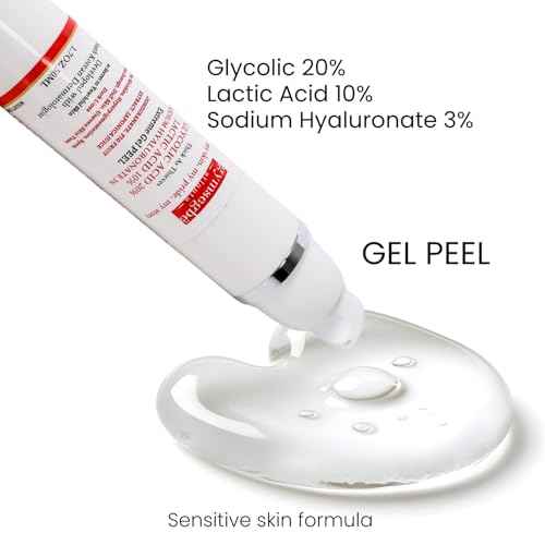 gymsegb? Thick as Thieves Glycolic + Lactic Peel 20%/10% AHA with 3% Hyaluronic ? Professional Resurfacing Exfoliant for Texture, Pores & Dark Spots, Fragrance-Free, Sensitive-Skin Aligned (50ml)