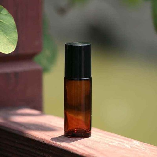LNYMZD 2Pcs Brown 30ml Glass Essential Oil Roller Bottles Refillable Roll on Bottles Empty Deodorant Bottle Containers Rollerball Bottles Beauty and Personal Care Tools for Fragrance Cosmetics