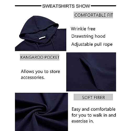 COOFANDY Sweatsuits for Men 2 Piece Tracksuit Casual Athletic Jogging Suit Hooded Set