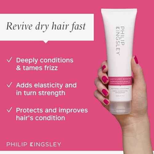 PHILIP KINGSLEY | Elasticized Booster Restoring Conditioner | Deep-Conditioning Hair Treatment for All Hair Types | Reduces Breakage and Frizz, Adds Shine, Bounce and Style | 5.74oz
