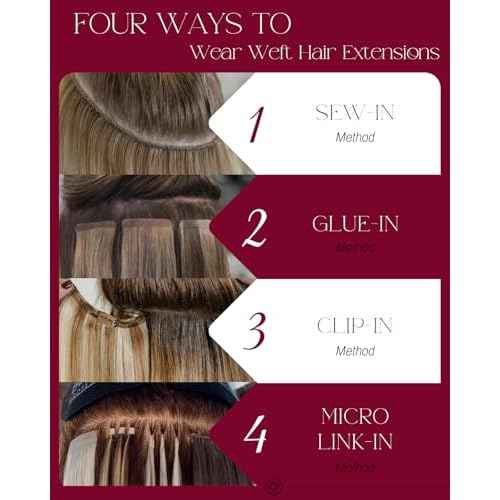 Moresoo Weft Hair Extensions Human Hair Blonde Double Weft Sew in Human Hair Extensions Golden Platinum Blonde Hair Wefts Human Hair Sew in Extensions Blonde Remy Hair 100G 22Inch