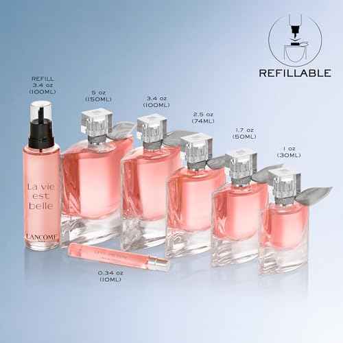 Lanc?me La Vie Est Belle Eau de Parfum - Long Lasting Fragrance with Notes of Iris, Earthy Patchouli, Warm Vanilla & Spun Sugar - Floral & Sweet Women's Perfume