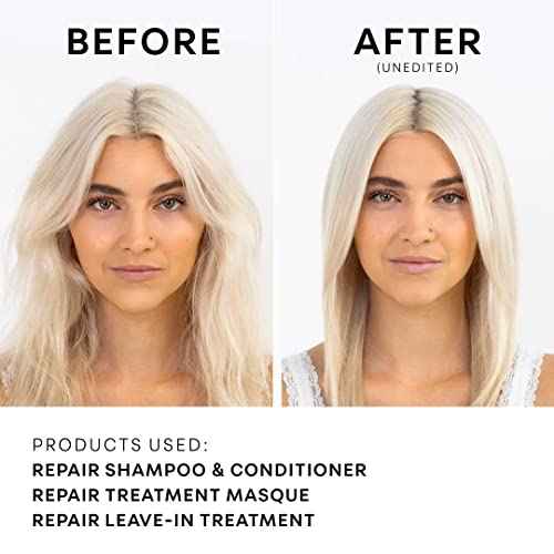 NatureLab.TOKYO Perfect Repair Shampoo & Conditioner Duo - Japanese Shampoo and Conditioner for Damaged, Color-Treated Hair - Penetrates Roots and Restores Strands - Japanese Hair Care - 11.5oz each