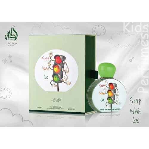 Lattafa Pride Stop Wait Go for Kids Eau de Parfum Spray, 2.53 Ounce / 75 ml