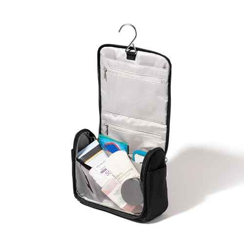 Baggallini Small Toiletry Kit - Lightweight 5x8 Inch Makeup Bag