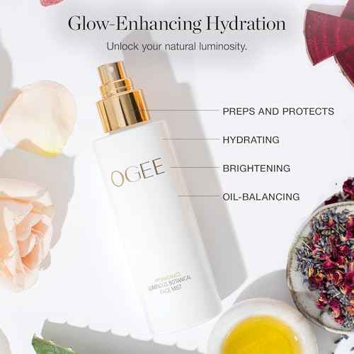 Ogee Rose Botanical Face Mist ? Hydrating Organic Vegan Facial Mist, 90ml